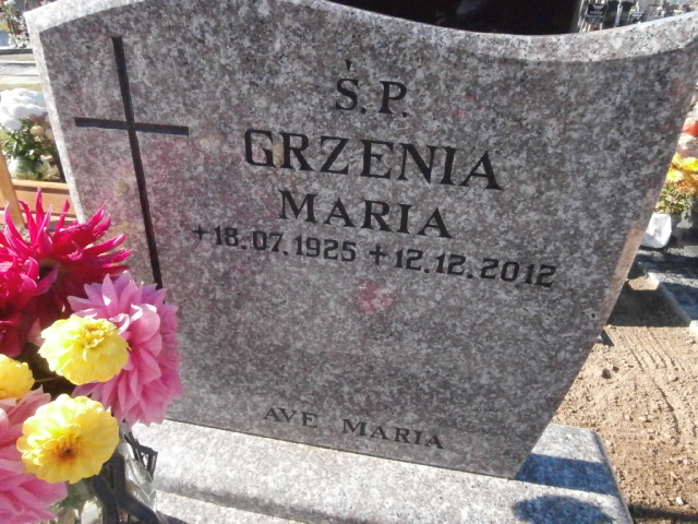 Maria GRZENIA 1925 Gdynia - Grobonet - Wyszukiwarka osób pochowanych