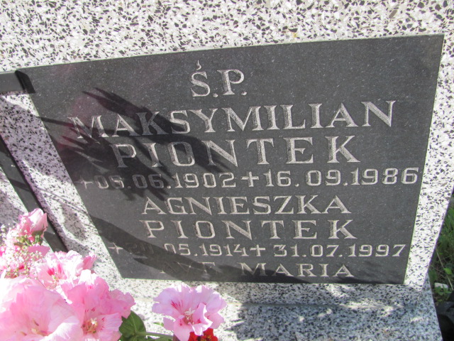 Maksymilian PIONTEK 1902 Gdynia - Grobonet - Wyszukiwarka osób pochowanych