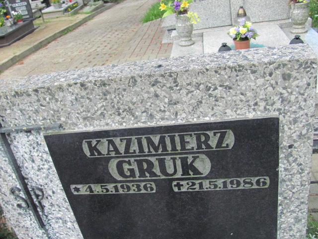 Kazimierz GRUK 1936 Gdynia - Grobonet - Wyszukiwarka osób pochowanych