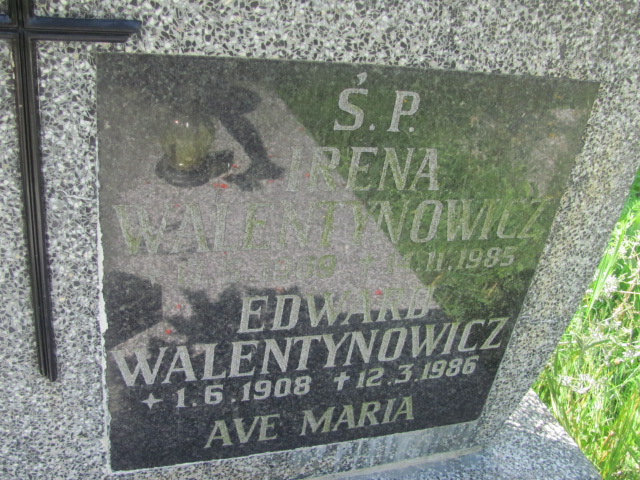 Irena WALENTYNOWICZ 1909 Gdynia - Grobonet - Wyszukiwarka osób pochowanych