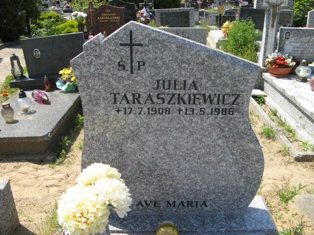 Julia TARASZKIEWICZ 1908 Gdynia - Grobonet - Wyszukiwarka osób pochowanych