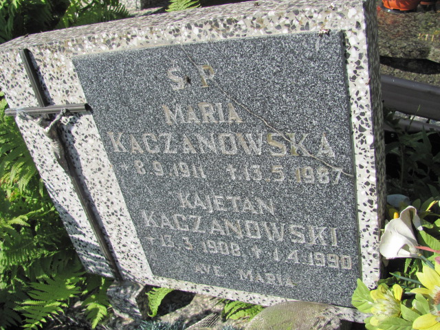 Kajetan KACZANOWSKI 1908 Gdynia - Grobonet - Wyszukiwarka osób pochowanych