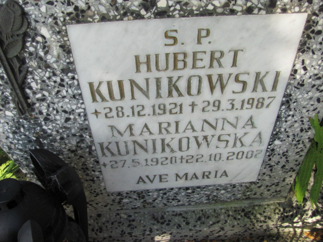 Hubert KUNIKOWSKI 1921 Gdynia - Grobonet - Wyszukiwarka osób pochowanych