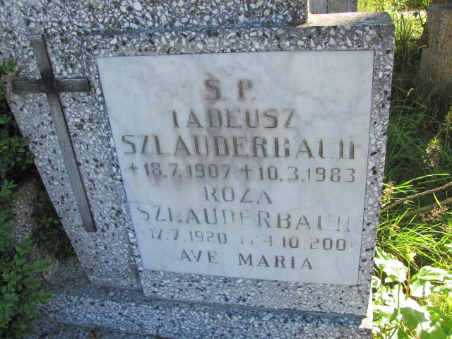 Tadeusz SZLAUDERBACH 1907 Gdynia - Grobonet - Wyszukiwarka osób pochowanych