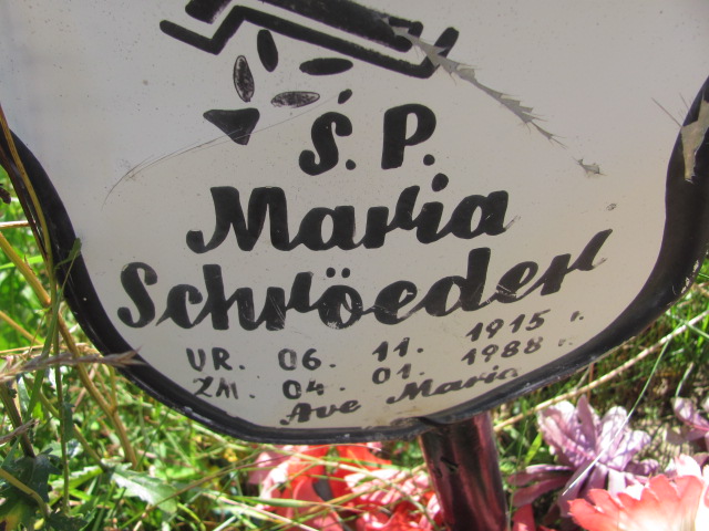 Maria SCHROEDER 1915 Gdynia - Grobonet - Wyszukiwarka osób pochowanych