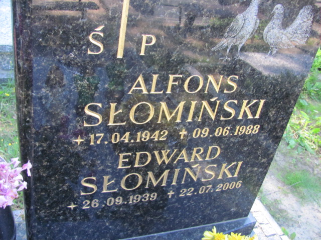 Edward Feliks SŁOMIŃSKI 1939 Gdynia - Grobonet - Wyszukiwarka osób pochowanych