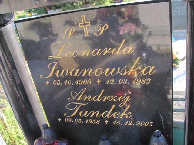 Andrzej TANDEK 1958 Gdynia - Grobonet - Wyszukiwarka osób pochowanych