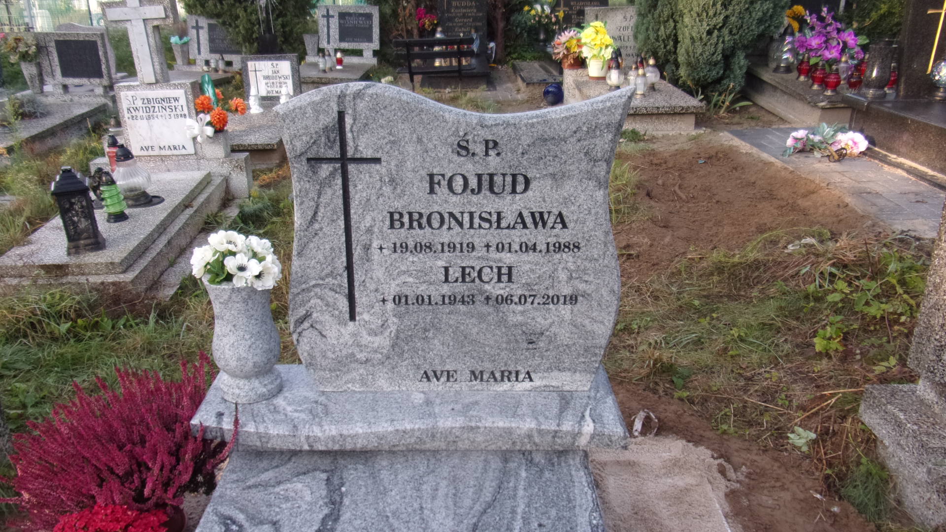 Bronisława FOJUD 1919 Gdynia - Grobonet - Wyszukiwarka osób pochowanych