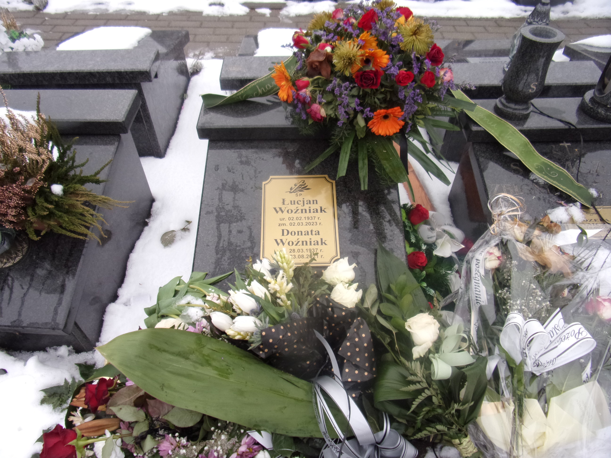 Grób DONATA WOŹNIAK