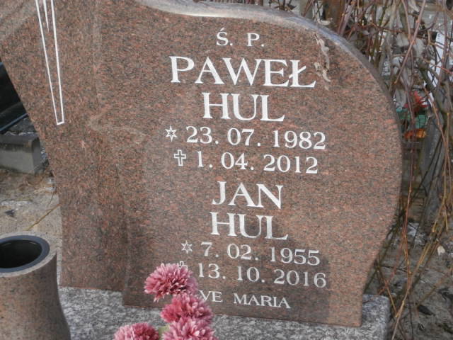 Paweł Jan HUL 1982 Gdynia - Grobonet - Wyszukiwarka osób pochowanych