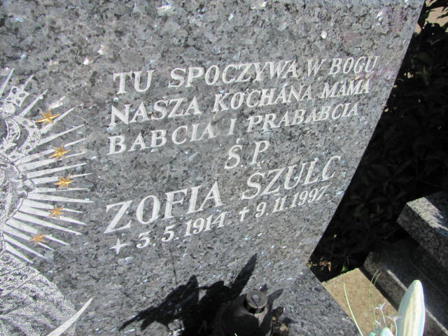 Zofia SZULC 1914 Gdynia - Grobonet - Wyszukiwarka osób pochowanych