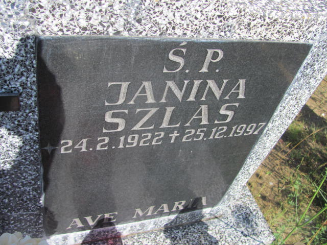 Janina SZLAS 1922 Gdynia - Grobonet - Wyszukiwarka osób pochowanych