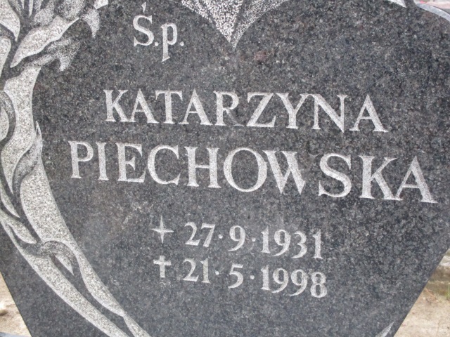 Katarzyna PIECHOWSKA 1931 Gdynia - Grobonet - Wyszukiwarka osób pochowanych