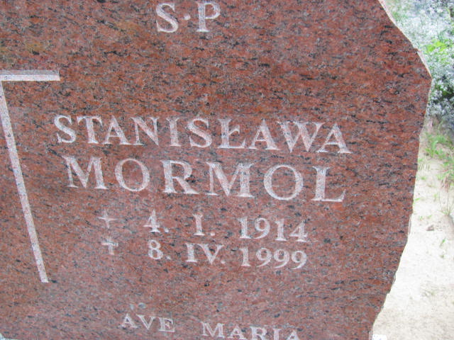 Stanisława MORMOL 1914 Gdynia - Grobonet - Wyszukiwarka osób pochowanych