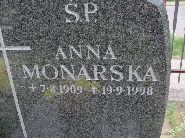 Anna MONARSKA 1909 Gdynia - Grobonet - Wyszukiwarka osób pochowanych