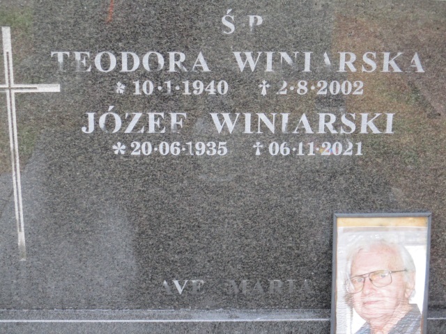 Teodora WINIARSKA 1940 Gdynia - Grobonet - Wyszukiwarka osób pochowanych