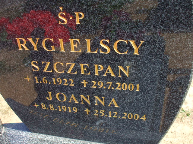 Joanna RYGIELSKA 1919 Gdynia - Grobonet - Wyszukiwarka osób pochowanych