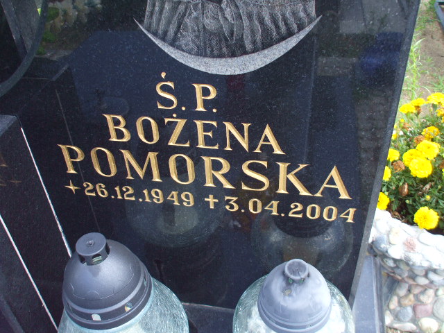 Bożena POMORSKA 1949 Gdynia - Grobonet - Wyszukiwarka osób pochowanych