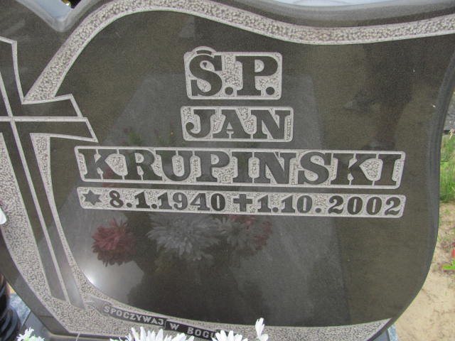 Jan KRUPIŃSKI 1940 Gdynia - Grobonet - Wyszukiwarka osób pochowanych