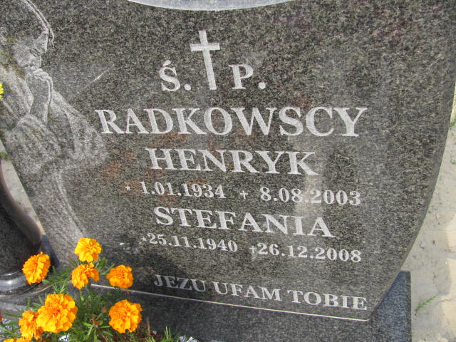 Stefania RADKOWSKA 1940 Gdynia - Grobonet - Wyszukiwarka osób pochowanych