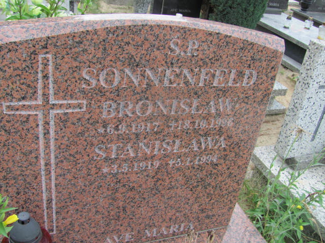 Stanisława SONNENFELD 1919 Gdynia - Grobonet - Wyszukiwarka osób pochowanych