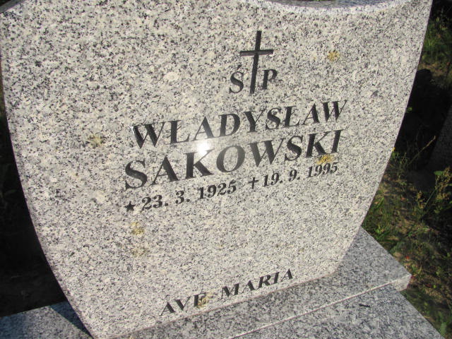 Władysław SAKOWSKI 1925 Gdynia - Grobonet - Wyszukiwarka osób pochowanych