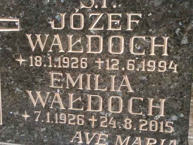 Emilia WAŁDOCH 1926 Gdynia - Grobonet - Wyszukiwarka osób pochowanych