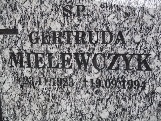 Gertruda MIELEWCZYK 1923 Gdynia - Grobonet - Wyszukiwarka osób pochowanych