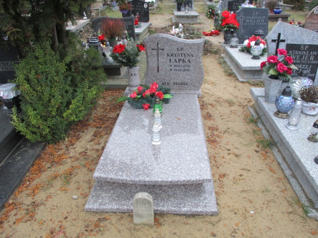 Grób KRYSTYNA ŁAPKA