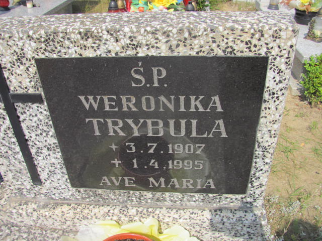 Weronika TRYBULA 1907 Gdynia - Grobonet - Wyszukiwarka osób pochowanych