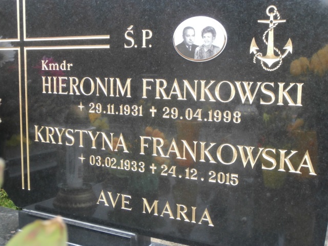 Krystyna FRANKOWSKA 1933 Gdynia - Grobonet - Wyszukiwarka osób pochowanych