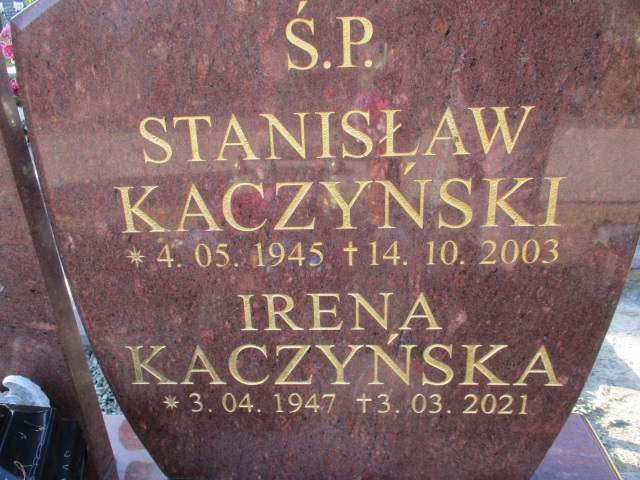 Stanisław KACZYŃSKI 1945 Gdynia - Grobonet - Wyszukiwarka osób pochowanych