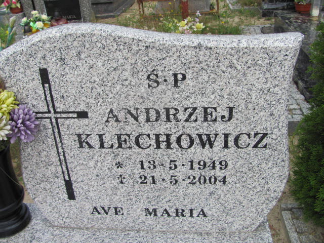 Andrzej KLECHOWICZ 1948 Gdynia - Grobonet - Wyszukiwarka osób pochowanych