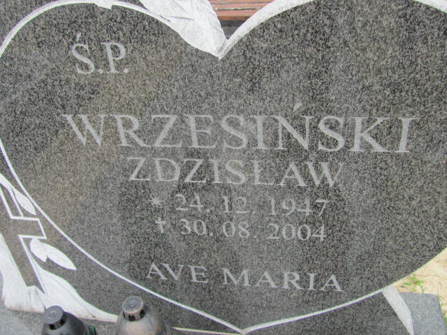 Zdzisław WRZESIŃSKI 1947 Gdynia - Grobonet - Wyszukiwarka osób pochowanych