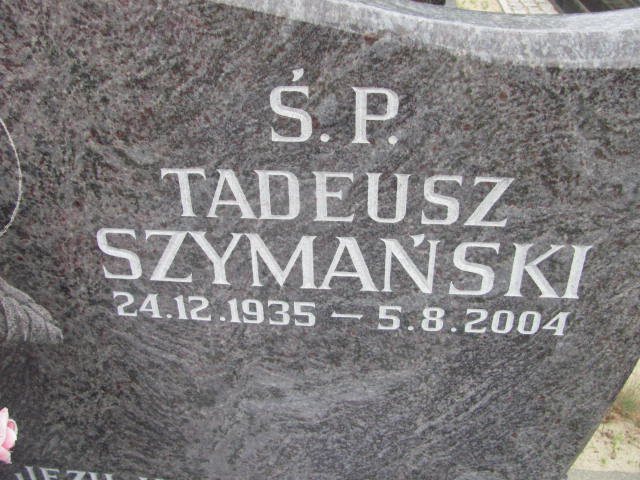 Tadeusz SZYMAŃSKI 1935 Gdynia - Grobonet - Wyszukiwarka osób pochowanych