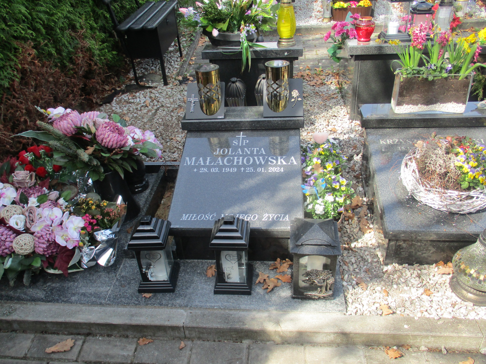 Grób JOLANTA MAŁACHOWSKA