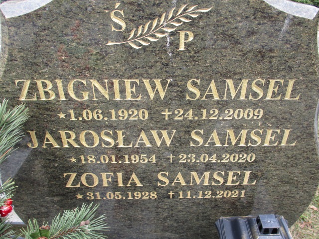 Zbigniew SAMSEL 1920 Gdynia - Grobonet - Wyszukiwarka osób pochowanych