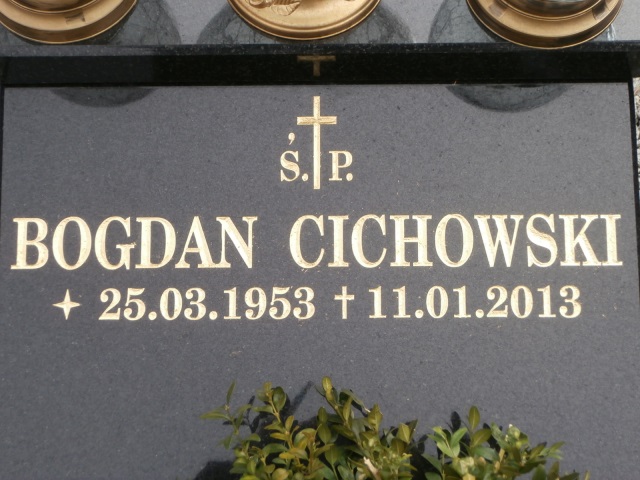 Bogdan CICHOWSKI 1953 Gdynia - Grobonet - Wyszukiwarka osób pochowanych
