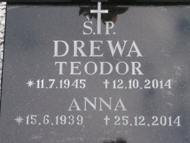 Anna DREWA 1939 Gdynia - Grobonet - Wyszukiwarka osób pochowanych