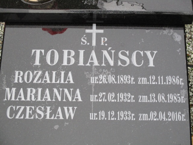 Marianna TOBIAŃSKA 1932 Gdynia - Grobonet - Wyszukiwarka osób pochowanych
