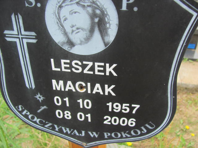Leszek MACIAK 1957 Gdynia - Grobonet - Wyszukiwarka osób pochowanych