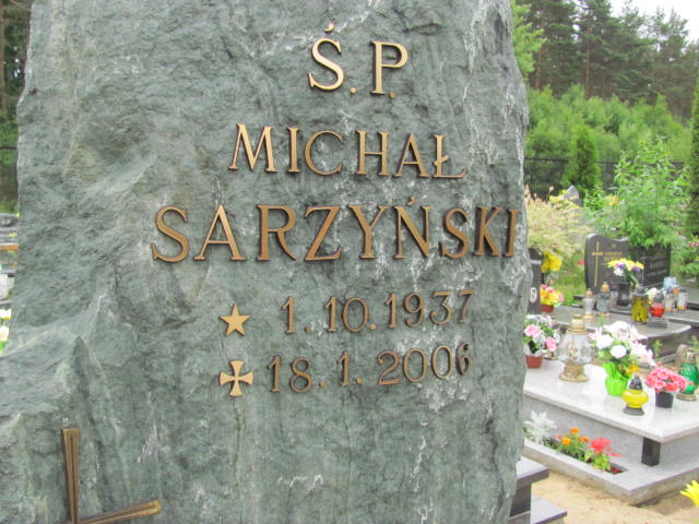 Michał SARZYŃSKI 1937 Gdynia - Grobonet - Wyszukiwarka osób pochowanych