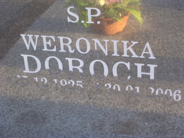 Weronika DOROCH 1925 Gdynia - Grobonet - Wyszukiwarka osób pochowanych