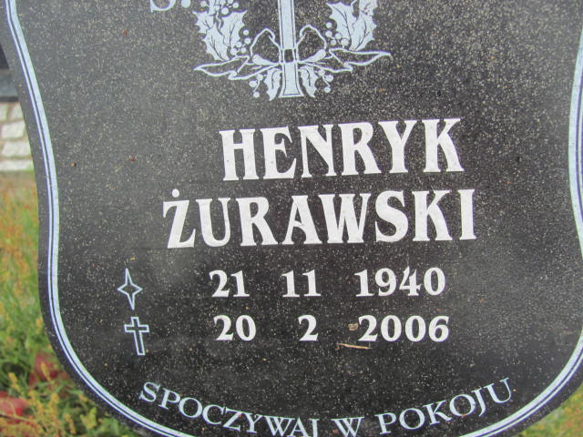 Henryk ŻURAWSKI 1940 Gdynia - Grobonet - Wyszukiwarka osób pochowanych