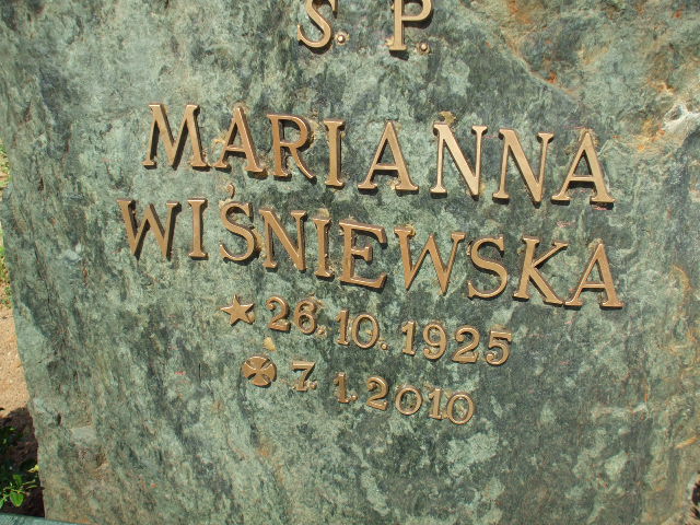 Marianna WIŚNIEWSKA 1925 Gdynia - Grobonet - Wyszukiwarka osób pochowanych