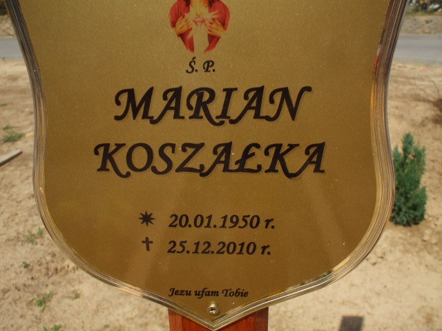 Marian Jerzy KOSZAŁKA 1950 Gdynia - Grobonet - Wyszukiwarka osób pochowanych