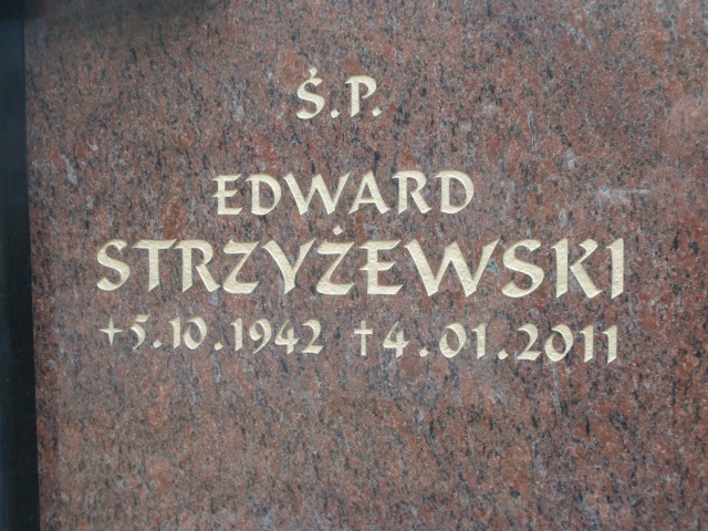 Edward STRZYŻEWSKI 1942 Gdynia - Grobonet - Wyszukiwarka osób pochowanych