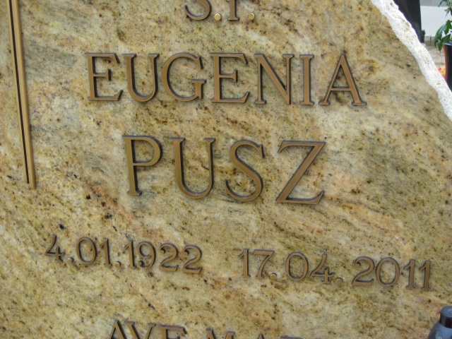 Eugenia PUSZ 1922 Gdynia - Grobonet - Wyszukiwarka osób pochowanych