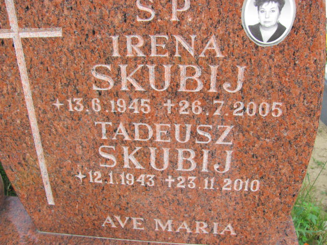 Tadeusz Wacław SKUBIJ 1943 Gdynia - Grobonet - Wyszukiwarka osób pochowanych