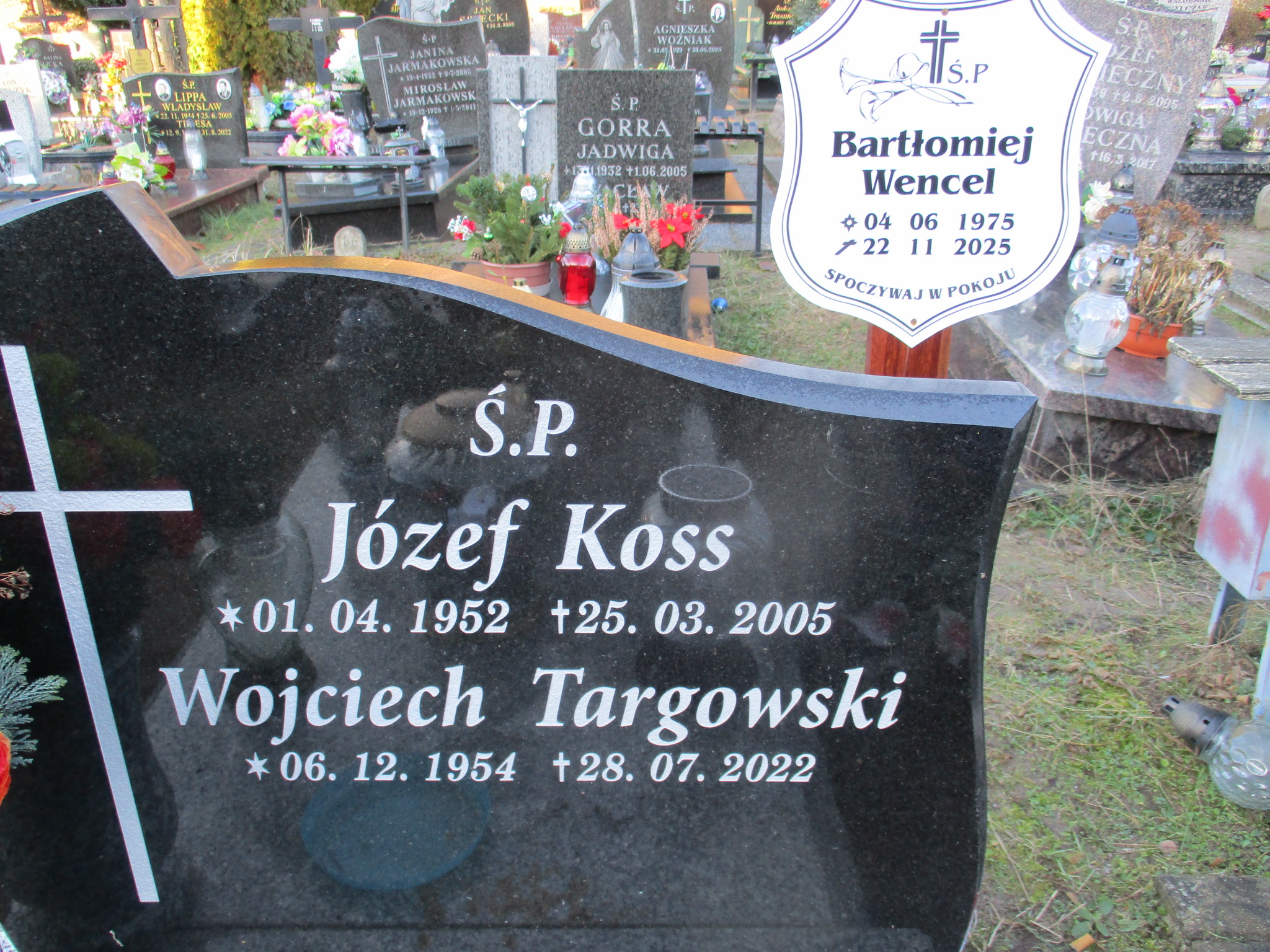 Józef KOSS 1952 Gdynia - Grobonet - Wyszukiwarka osób pochowanych